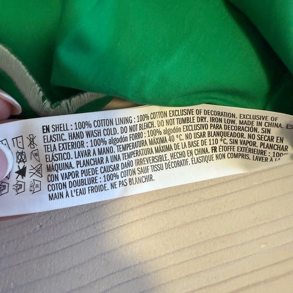 Anthropologie’s English Factory Green Scalloped Maxi Dress - Picture 6 of 10